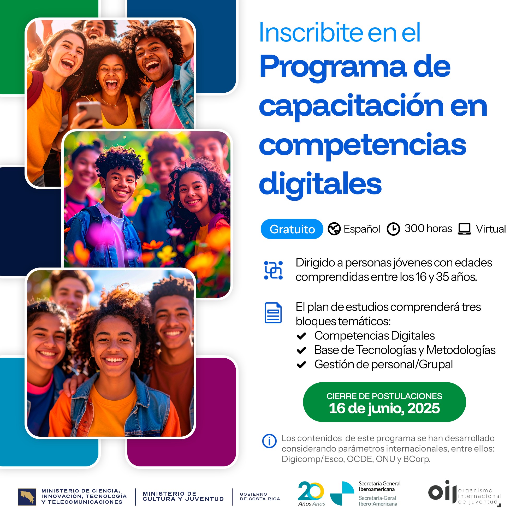 Programa de Capacitación en Competencias Digitales para Jóvenes Iberoamericanos